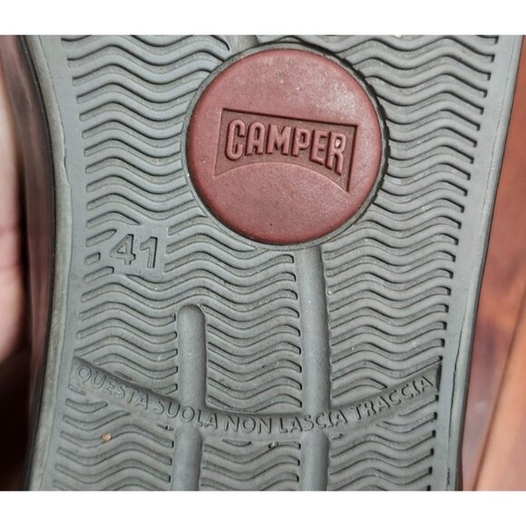 Camper High Top Leather Sneakers Black Men’s 41 | K300159 Zip Lace Casual Shoes - Picture 14 of 16